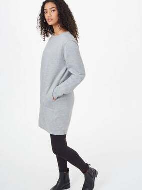 Tentree Fleece Crew Dress Women's Crew Neck Sweater Dress